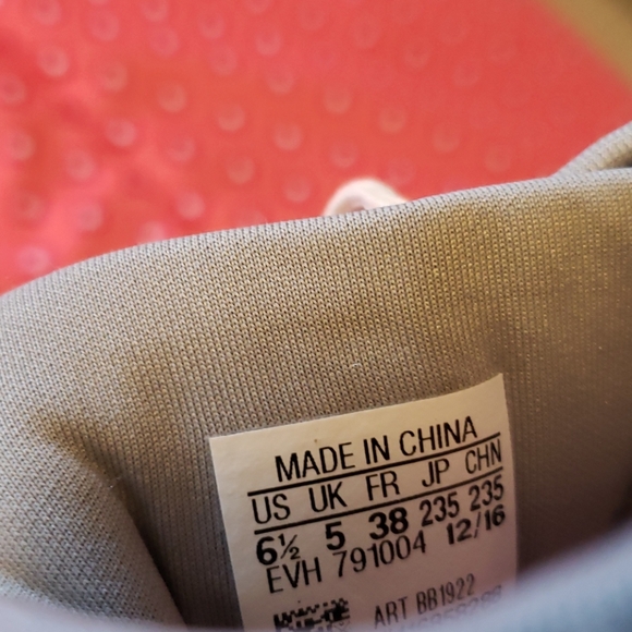 Adidas climacool sneakers. Grey/orange Sz - 6.5 - Picture 8 of 8